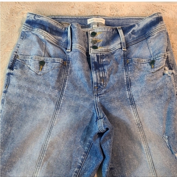 🍁🍂NWOT LANE BRYANT High Rise Jegging Jeans Flex Magic Waistband Stretch 18 - Picture 5 of 8